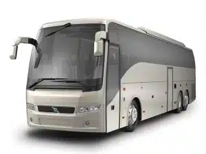 اجاره اتوبوس ولوو-تصویر روبرو زاویه دار