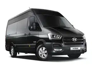 اجاره ون هیوندای H350-تصویر روبرو زاویه دار
